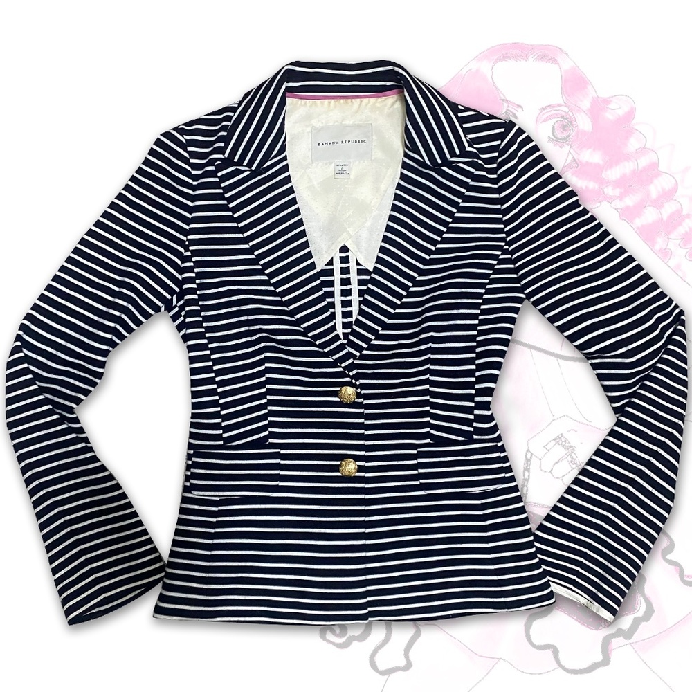 Banana Republic Striped Blazer
